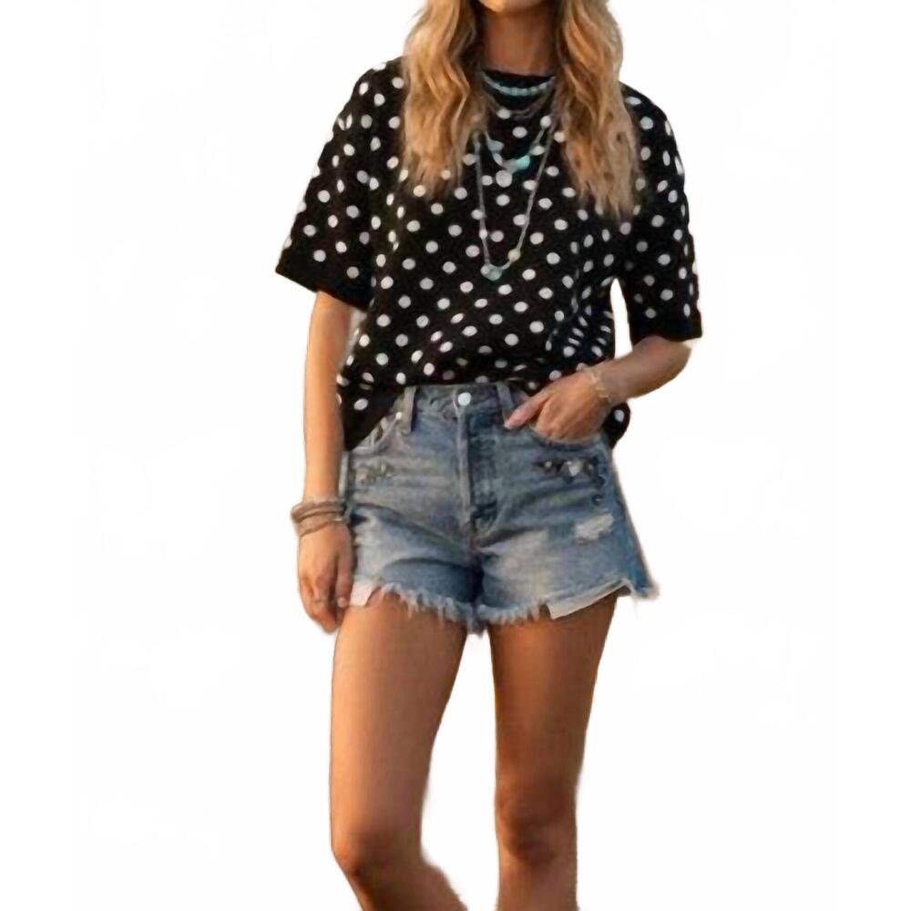 NEW SEWN AND SEEN polka spots sweater in black